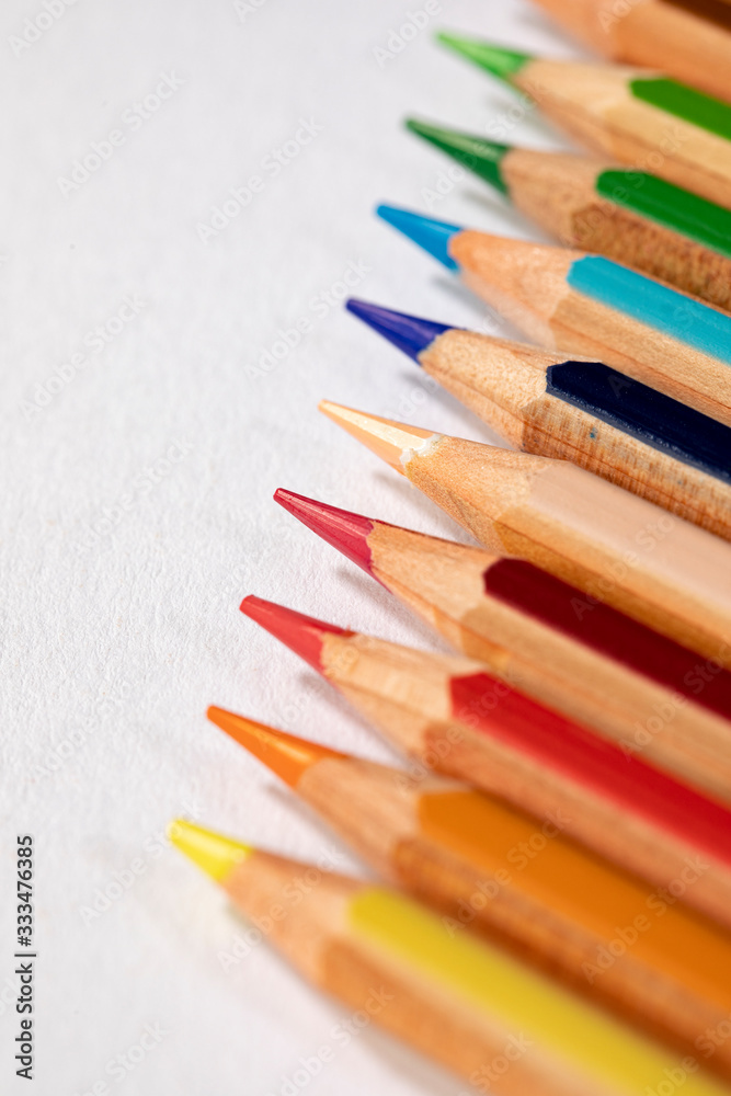 Fototapeta premium Crayons de couleurs