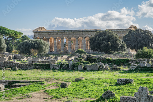 A look at a temple in Paestum Italy