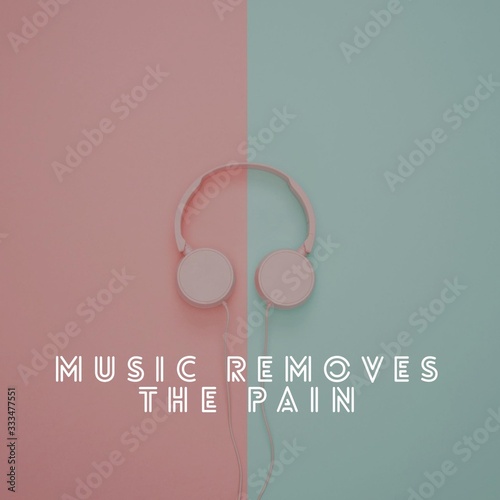 Music removes the pain. Inspirational Quote.Best motivational quotes and sayings about life,wisdom,positive,Uplifting,empowering,success,Motivation.