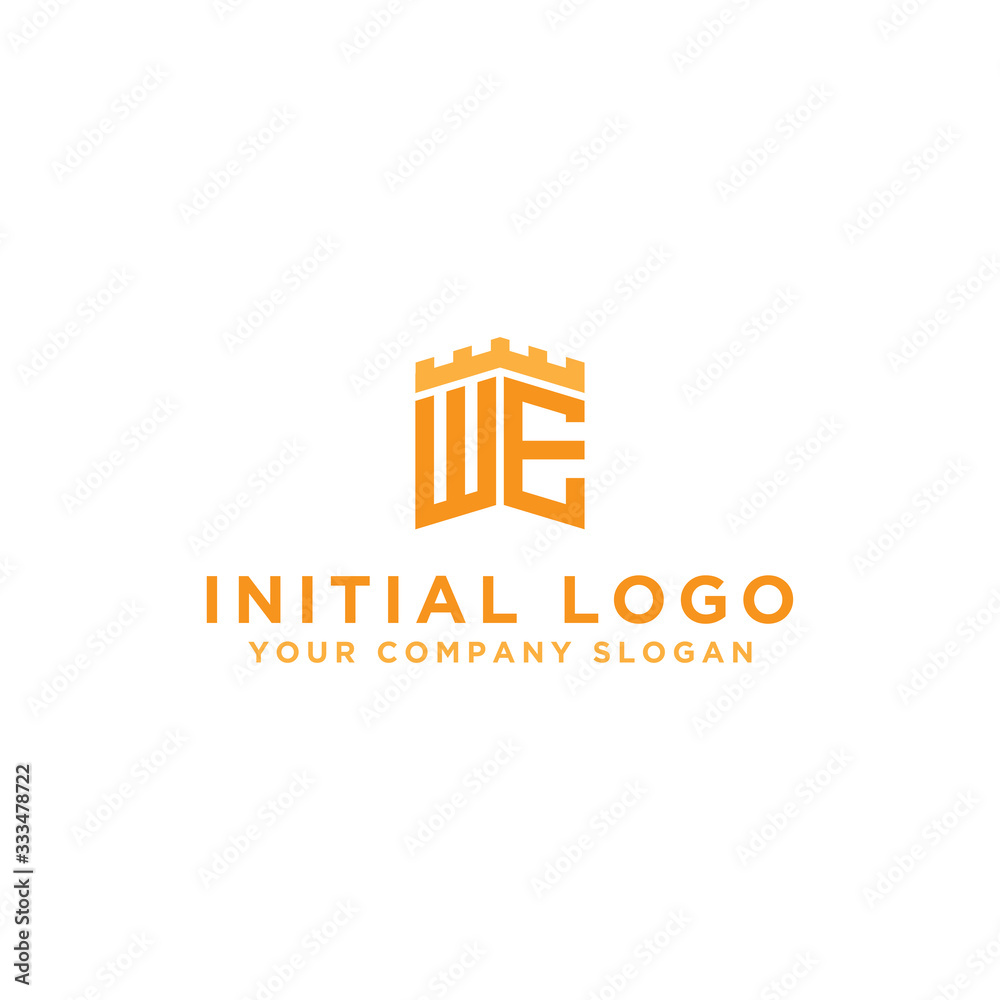 inspiring logo designs for companies from the initial letters of the WE logo icon. -Vectors