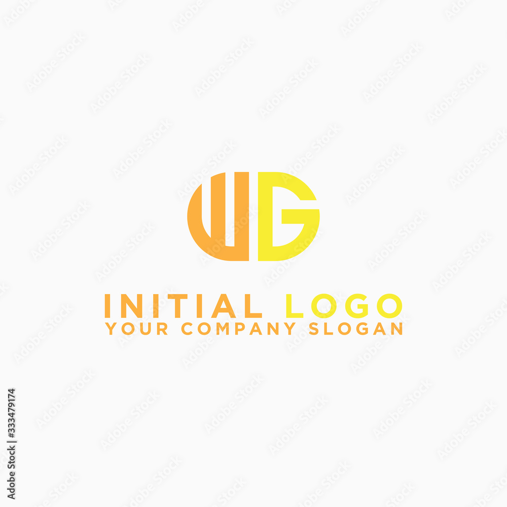 inspiring logo designs for companies from the initial letters of the WG logo icon. -Vectors inspiring logo designs for companies from the initial letters of the WG logo icon. -Vectors
