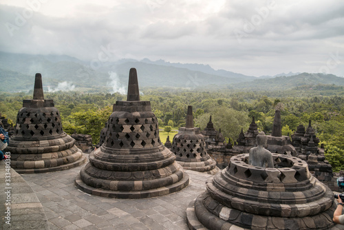 Biggest Buddhist Temple in the World Borobudur Indonesia