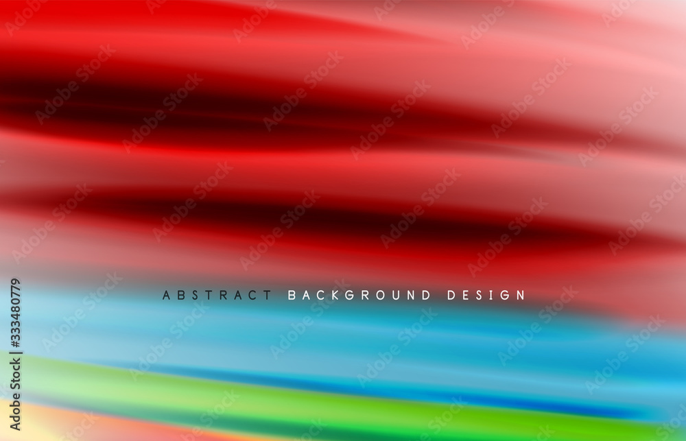 Fototapeta premium Abstract background - fluid color gradient waves, with dynamic motion line effect. Vector Illustration For Wallpaper, Banner, Background, Card, Book Illustration, landing page