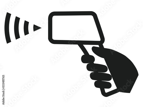  Simple icon representing temperature measurement