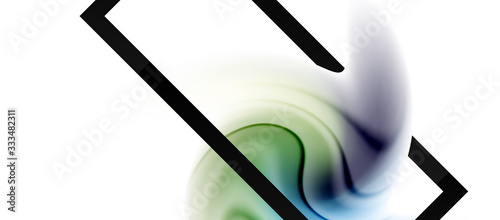 Abstract background, fluid mixing gradient liquid style colors composition. Vector Illustration For Wallpaper, Banner, Background, Card, Book Illustration, landing page