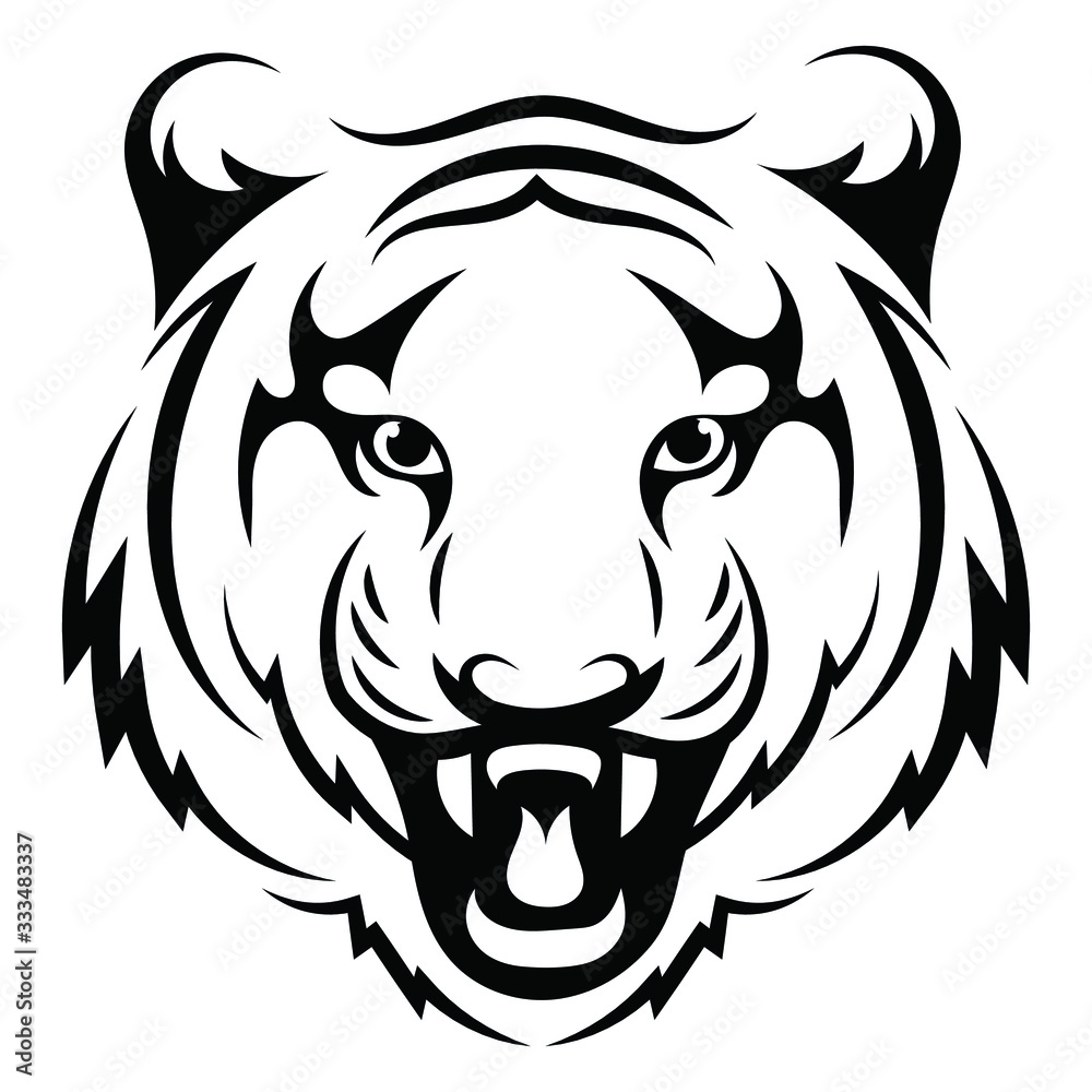 Fototapeta Tiger logo