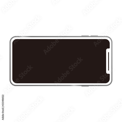 スマホのイラスト　横位置