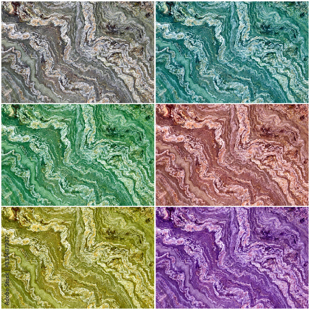 composition of various colors of the detail of a marble slab