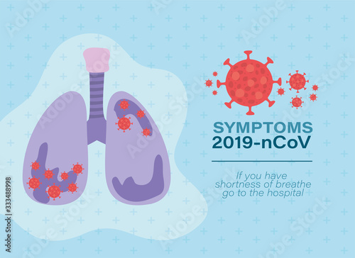 Lungs with 2019 ncov virus vector design