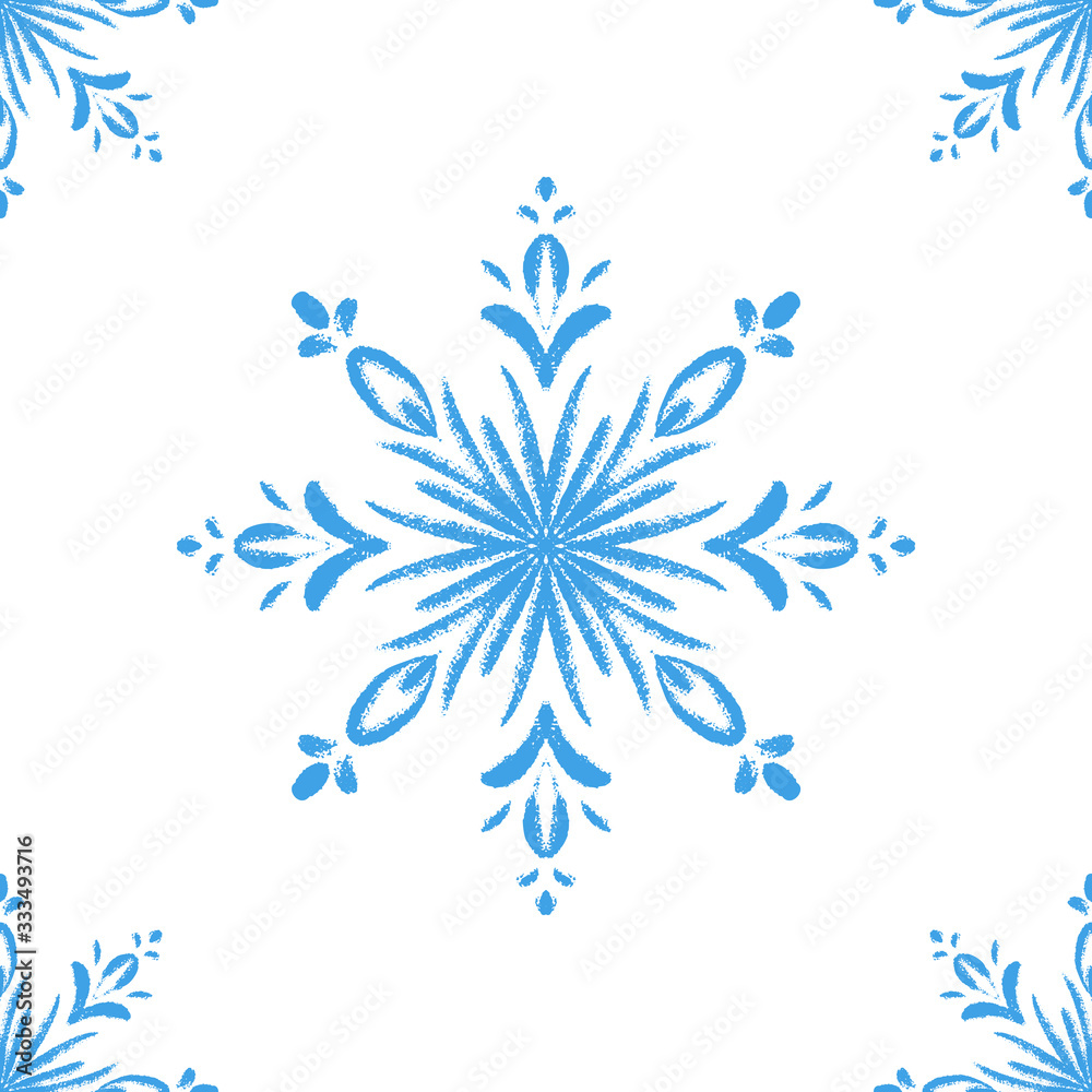 Blue winter seamless pattern, doodle elements for wrapping paper and textile. Blue winter seamless pattern, doodle elements for wrapping paper and textile.