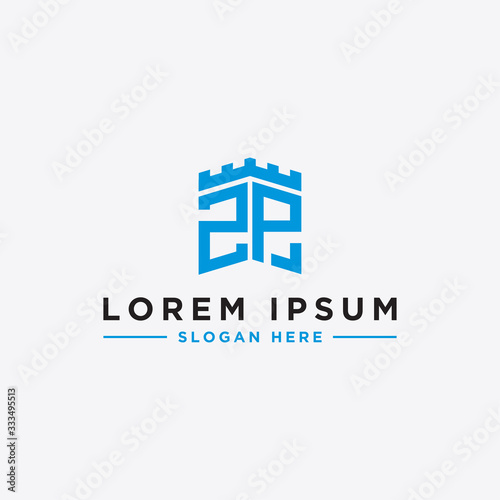 inspiring logo designs for companies from the initial letters of the ZP logo icon. -Vectors