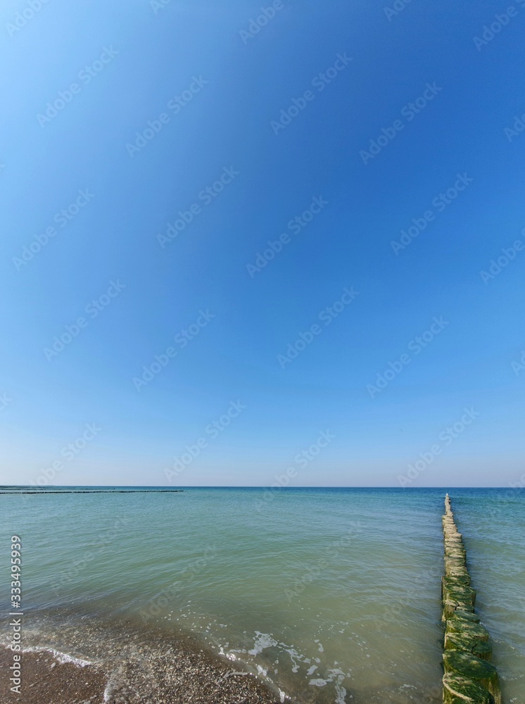 sea and blue sky
