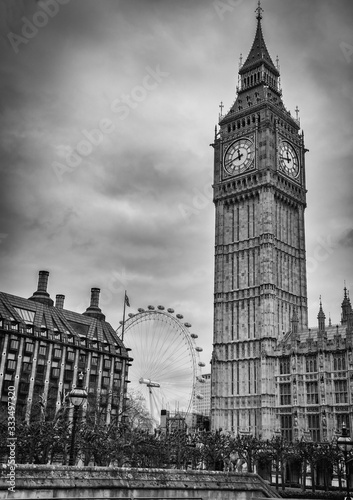 big ben and houses of parliament in london