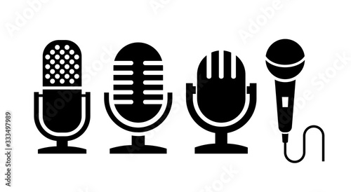 Microphone vector icon
