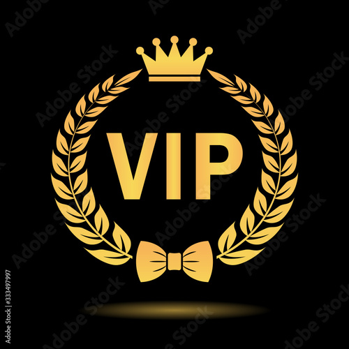 Vip member gold icon