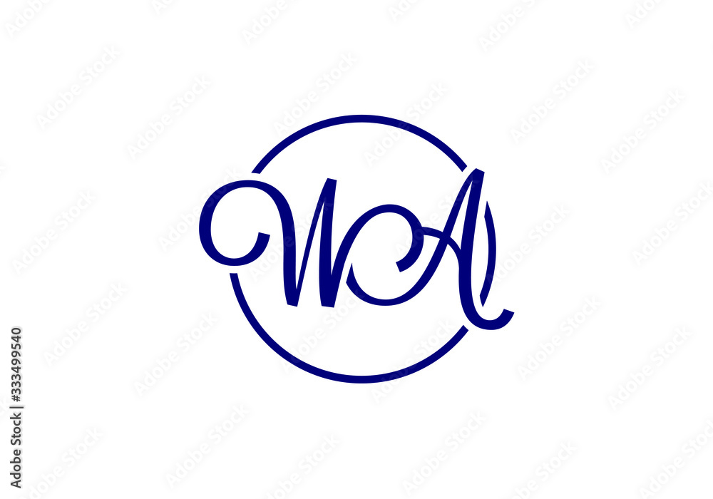W A, WA Initial Letter Logo design vector template, Graphic Alphabet Symbol for Corporate Business Identity W A, WA Initial Letter Logo design vector template, Graphic Alphabet Symbol for Corporate Business Identity