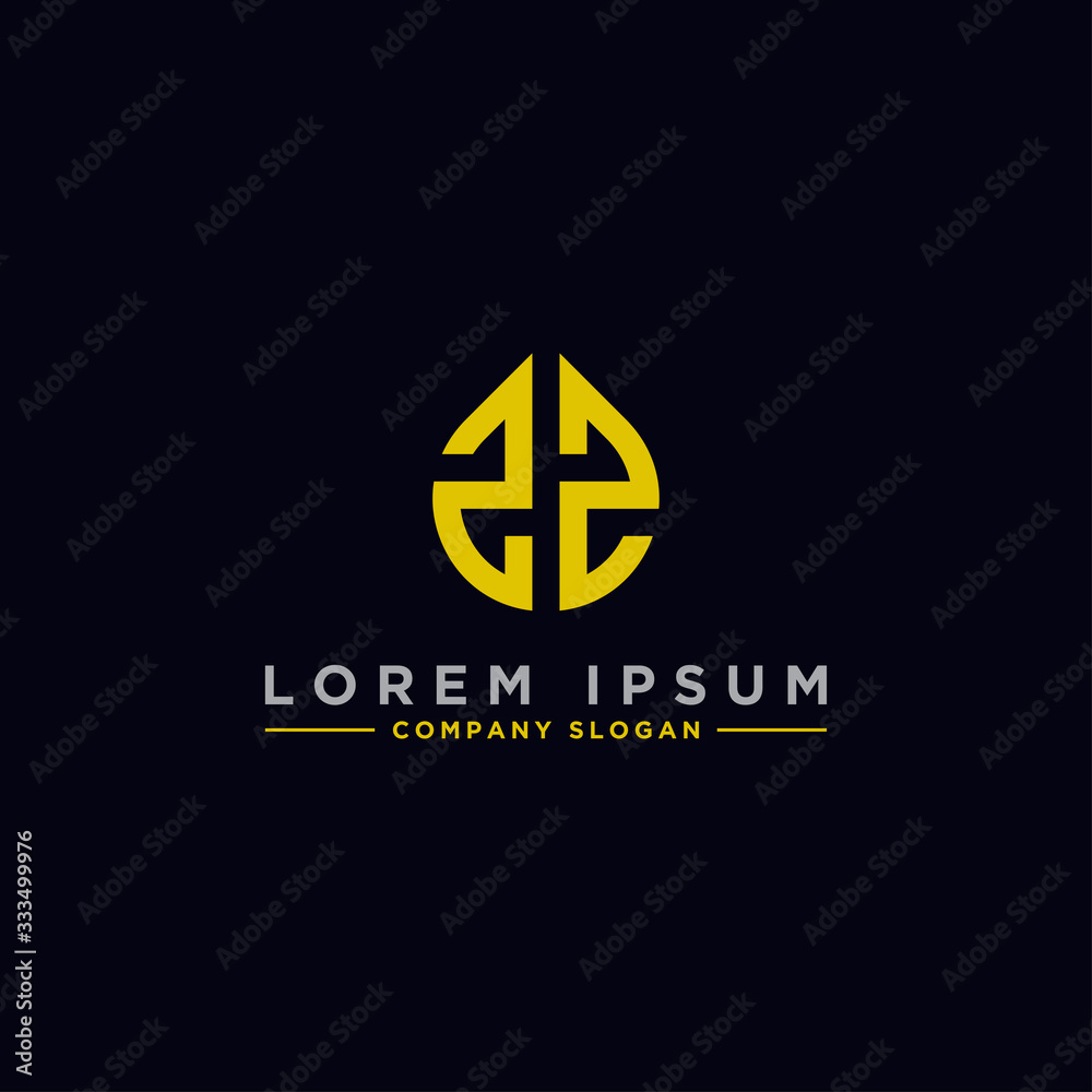 inspiring logo designs for companies from the initial letters of the ZZ logo icon. -Vectors inspiring logo designs for companies from the initial letters of the ZZ logo icon. -Vectors