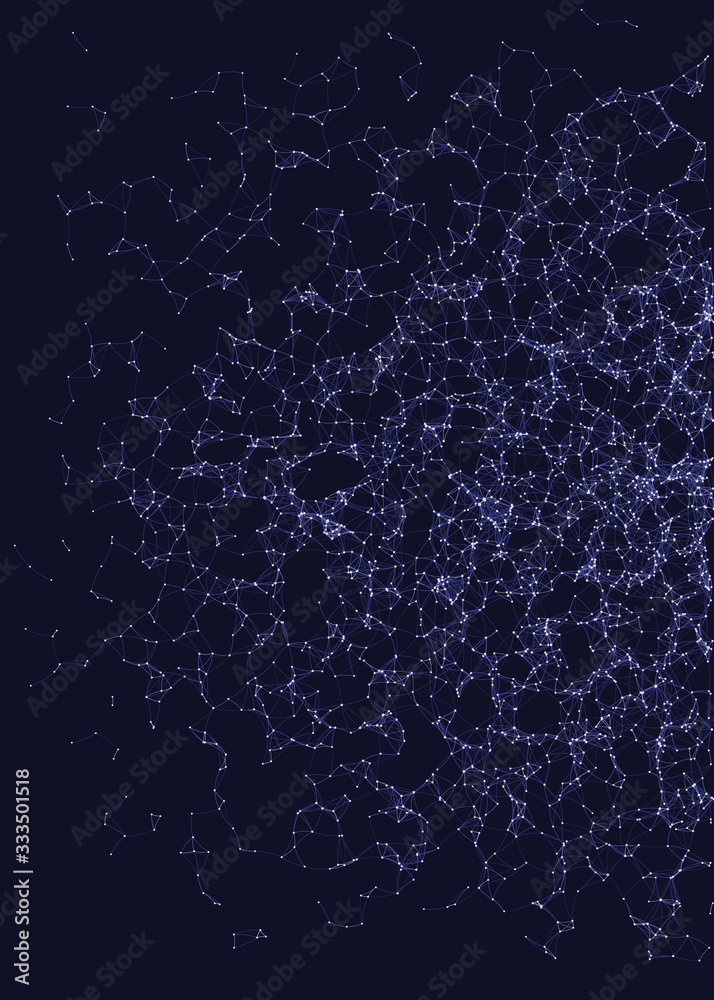 Network Mesh Procedural Art background illustration Network Mesh Procedural Art background illustration