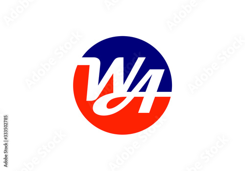 Free Download W A, WA Initial Letter Logo design vector template, Graphic Alphabet Symbol for Corporate Business Identity - GFXLoad