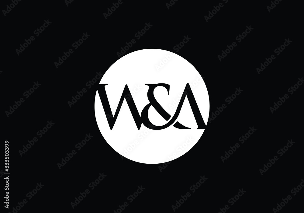 W A, WA Initial Letter Logo design vector template, Graphic Alphabet Symbol for Corporate Business Identity W A, WA Initial Letter Logo design vector template, Graphic Alphabet Symbol for Corporate Business Identity