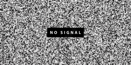 Pixel background for TV screensaver. No signal. Ripple from many shapes. Colored ripples on the screen. Vector	