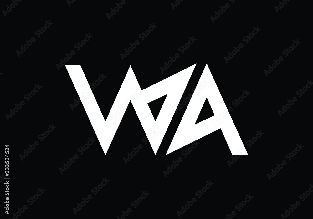 W A, WA Initial Letter Logo design vector template, Graphic Alphabet Symbol for Corporate Business Identity W A, WA Initial Letter Logo design vector template, Graphic Alphabet Symbol for Corporate Business Identity