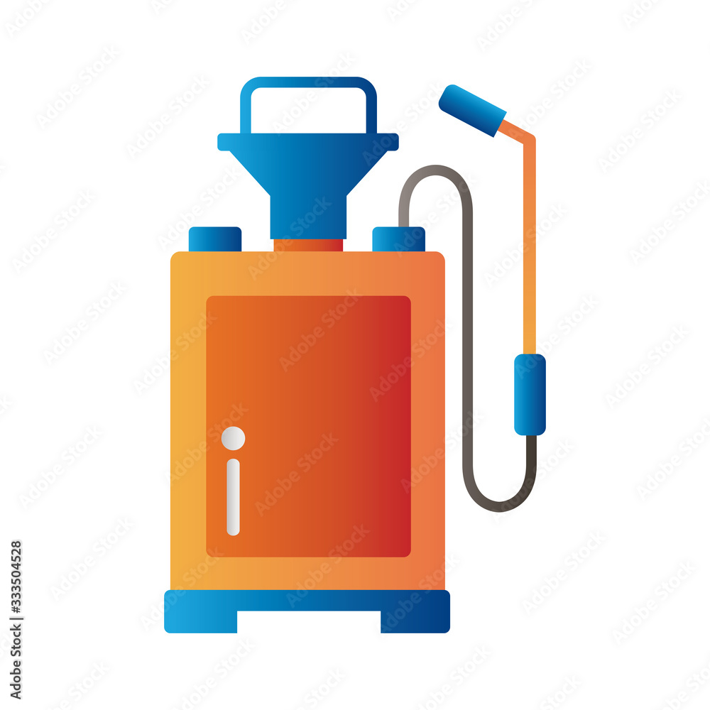 sprayer back degradient style icon sprayer back degradient style icon