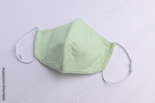 design of face mask handmade sewing from fashion fabric cotton cloth
