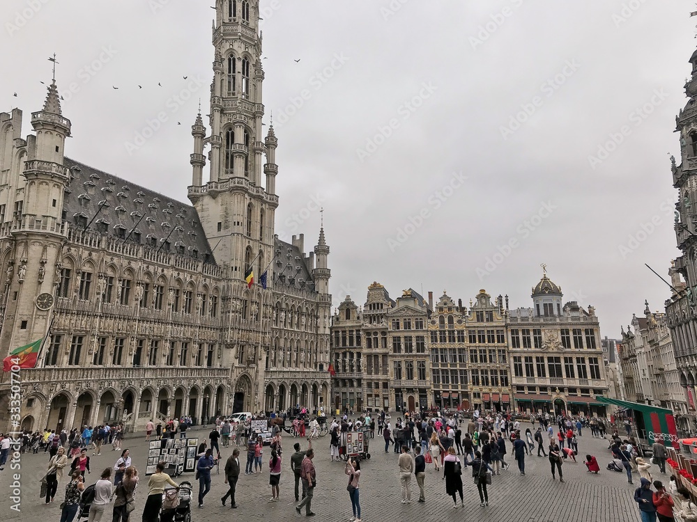 The City Centre Of Brussels in Belgium