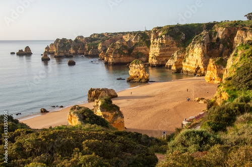 Cliffs in Lagos, Portugal