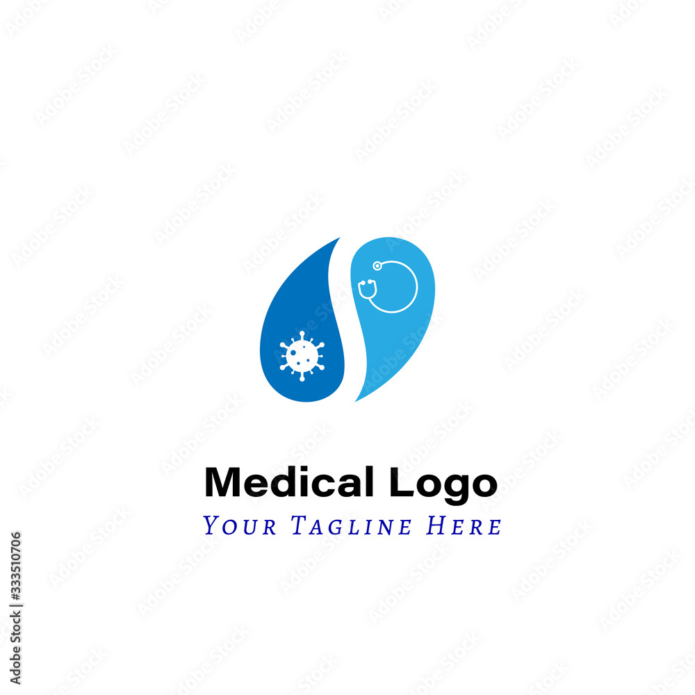 Fototapeta premium Illustration Medical Logo Template for print and website project