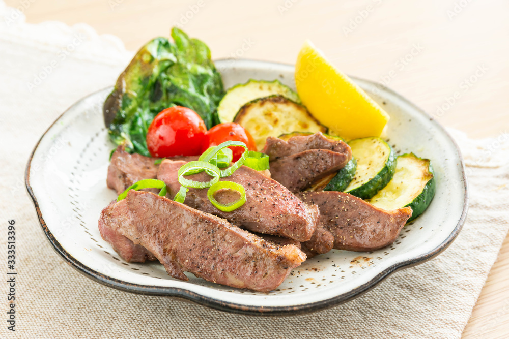 豚のハツの塩焼き 豚のハツの塩焼き