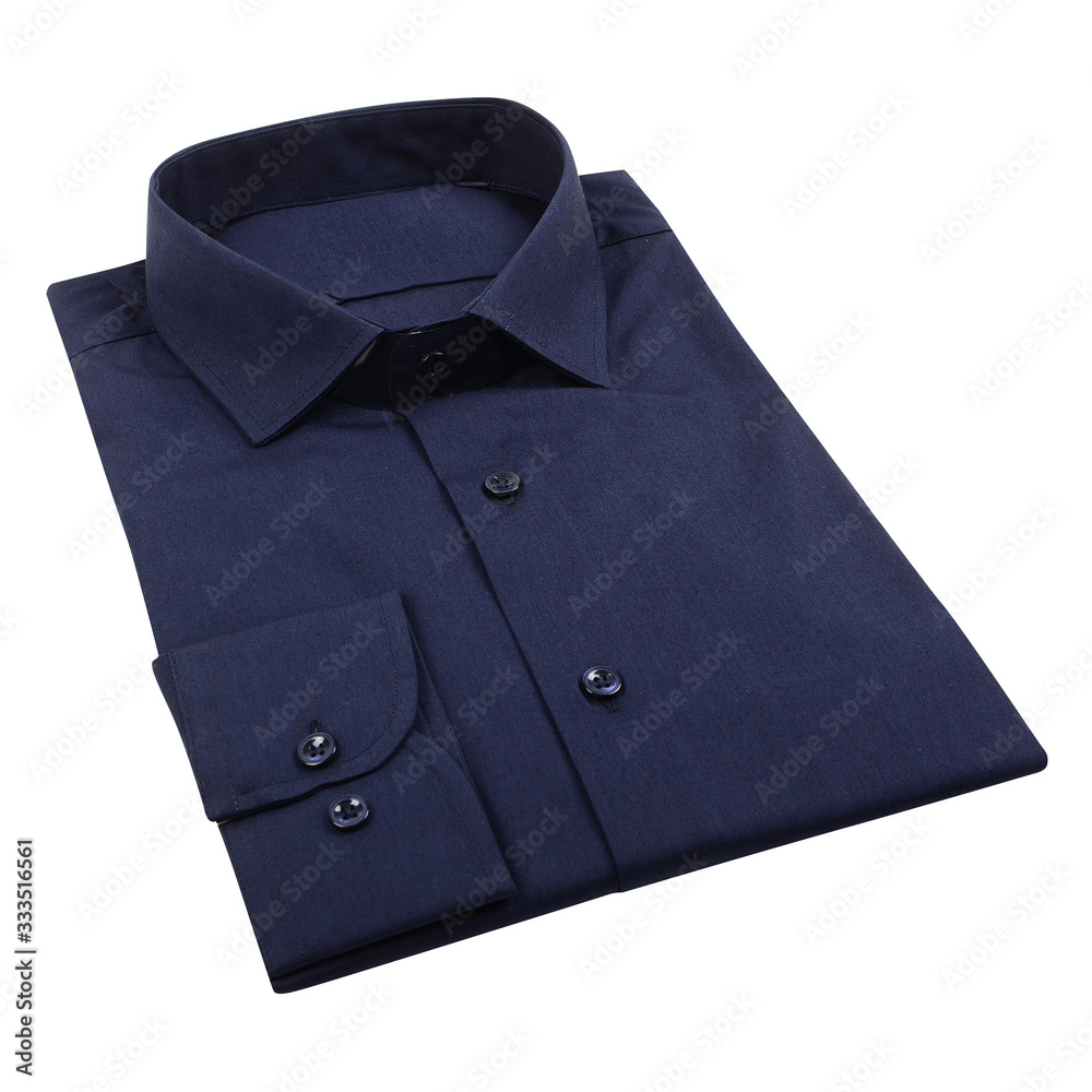 Men's folded shirt with collar Men's folded shirt with collar