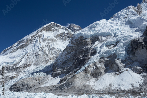 himalaia mountains in winter - Everest region