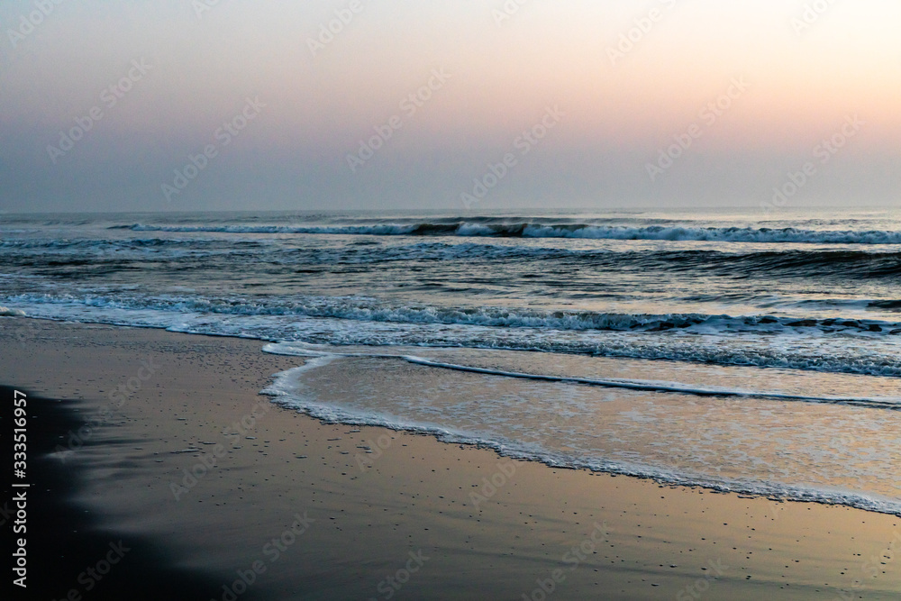 Pacific Ocean sun rise in Japan