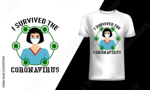 I Survived the Coronavirus,Coronavirus T-Shirt,Covid-19