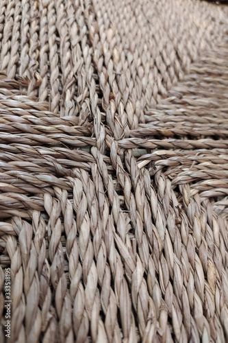 light brown wicker straw texture for background