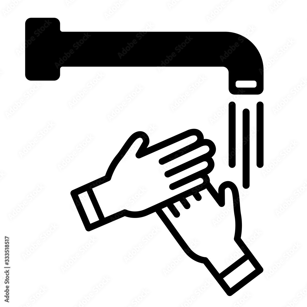 Wash your hands, icon vector illustration. Wash your hands symbol Wash your hands, icon vector illustration. Wash your hands symbol