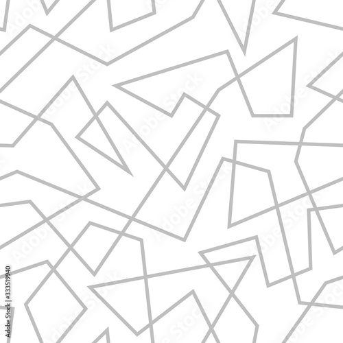 Abstract geometric pattern with random chaotic lines