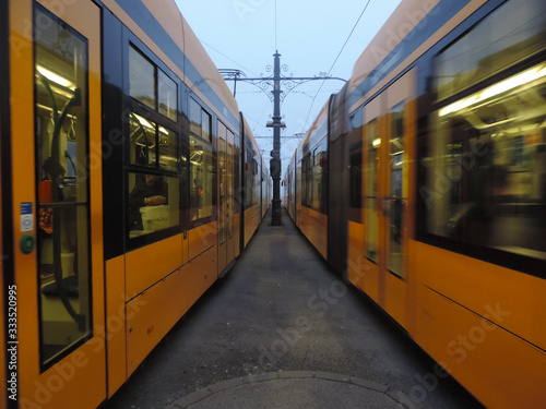 Photography Tram a Budapest