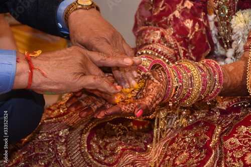 Indian wedding rituals on wedding ceremony