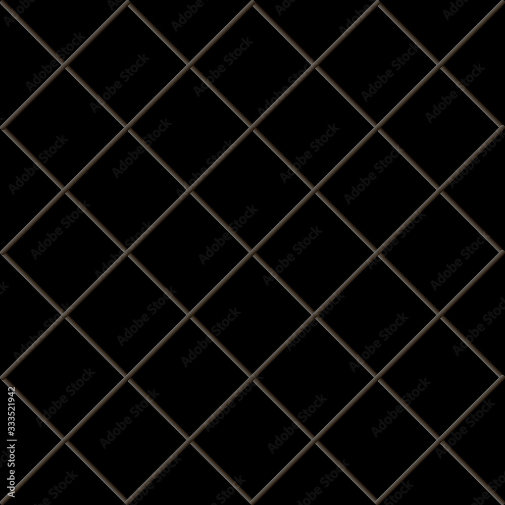 Gradient grid on a black background. Strict minimalistic 3d design. Gradient grid on a black background. Strict minimalistic 3d design.