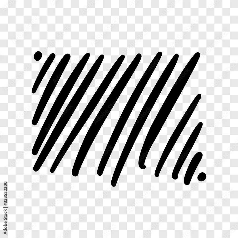 Fototapeta premium Vector collection of hand drawn underline