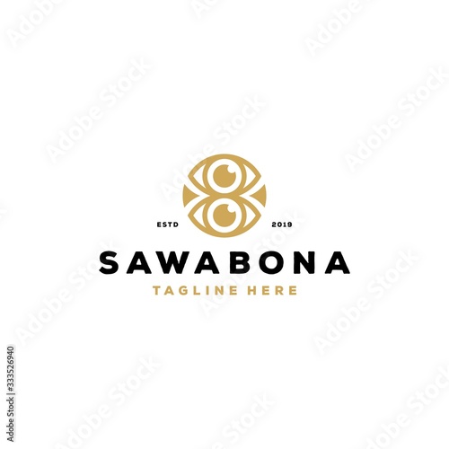 sawabona eyes  logo