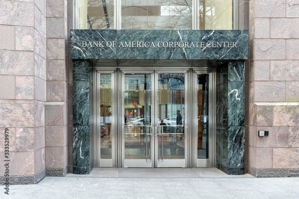 Bank Of America Financial Centers And Atms In North Carolina