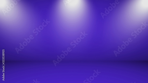 Blue gradient background beautiful light teal color abstract background. Empty room studio background