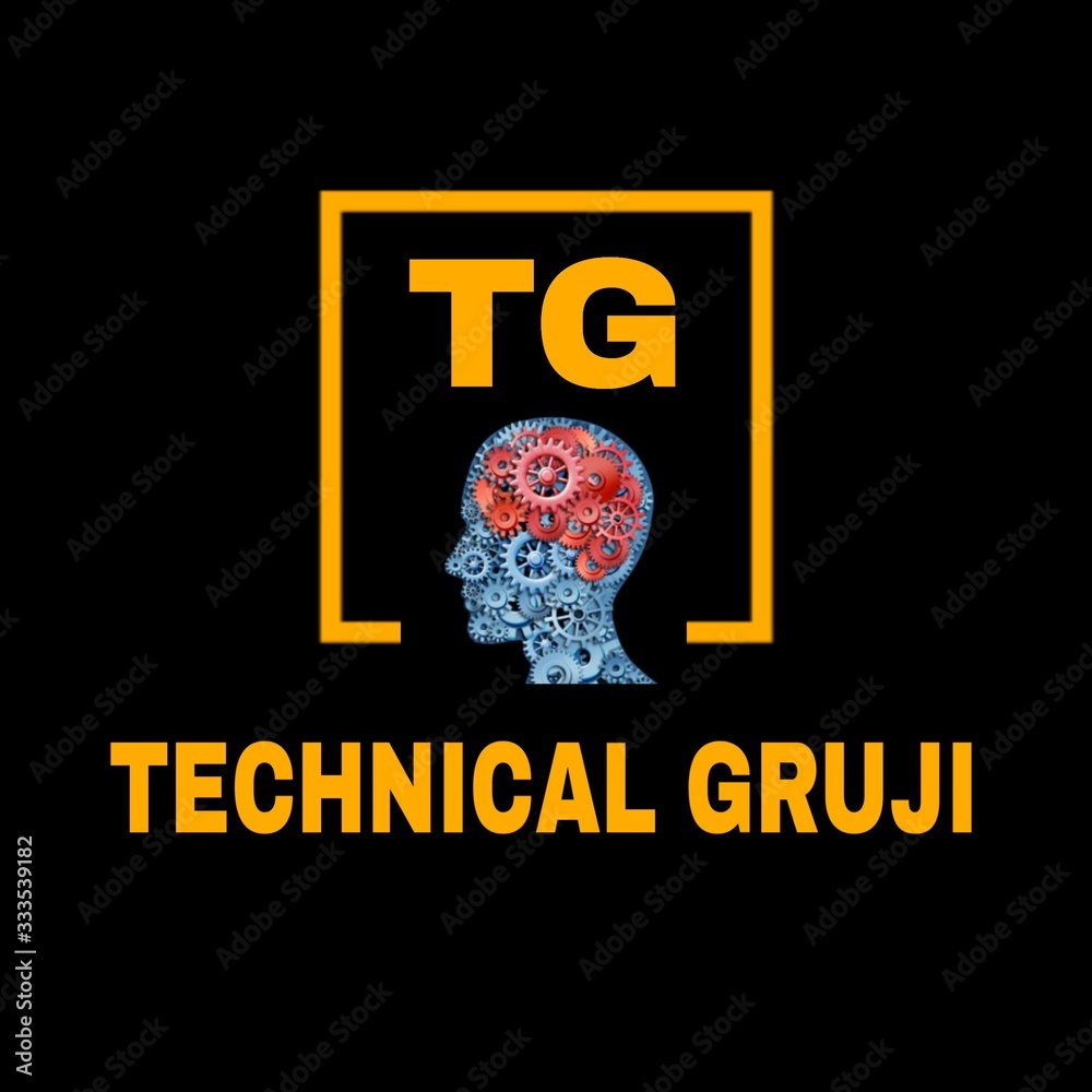 TECHNICAL GURUJI logo Stock Illustration Adobe Stock