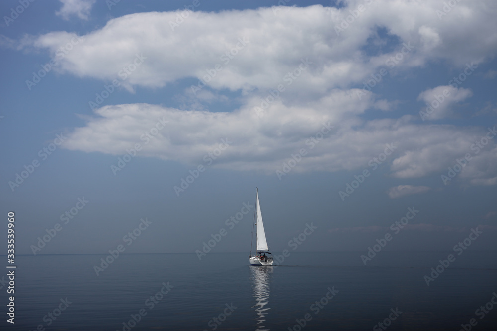 yacht in the sea yacht in the sea