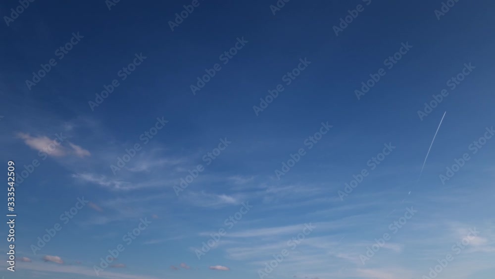 Seamless looping clouds in the sky