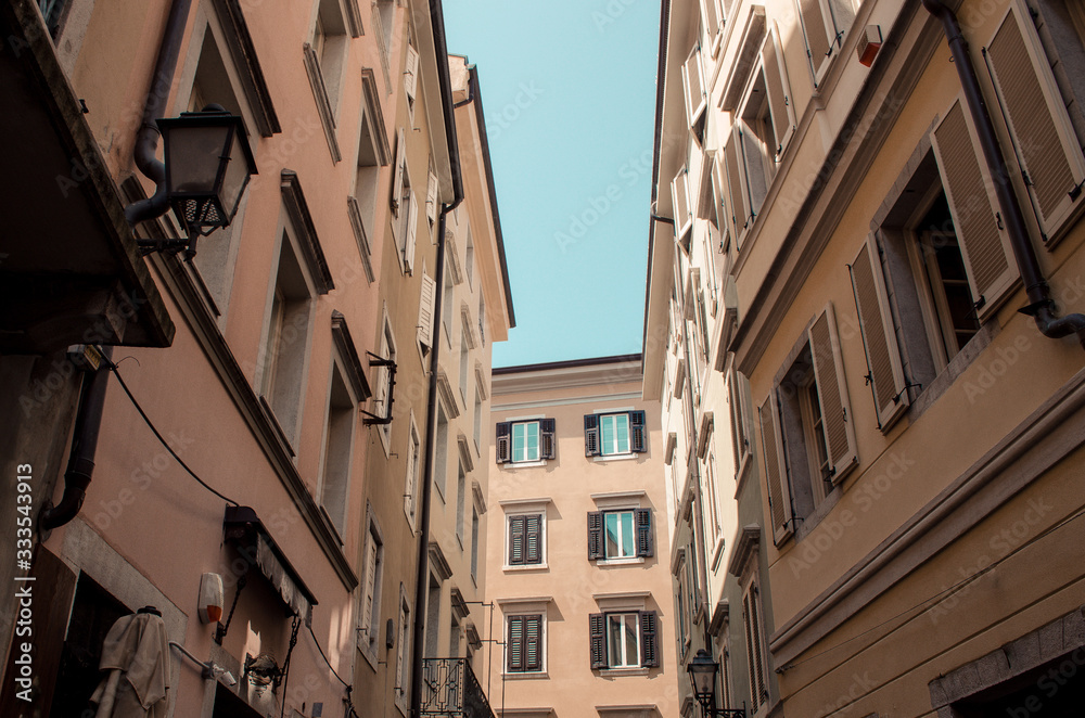 italian small streets and houses